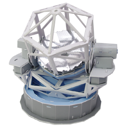 次世代超大型望遠鏡TMTペーパークラフト(1/250スケール)